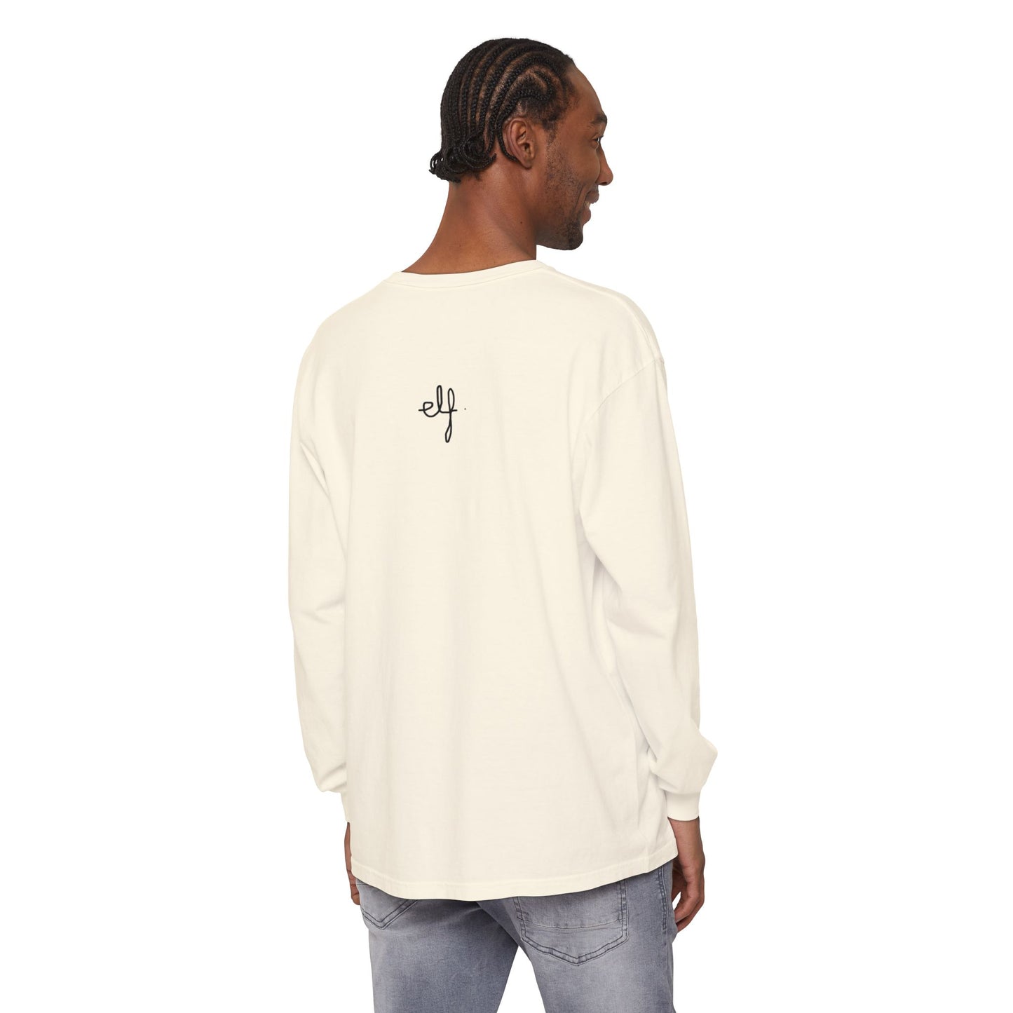 where are we meant to be, original artwork by emma lee fleury - Unisex Garment-dyed Long Sleeve T-Shirt