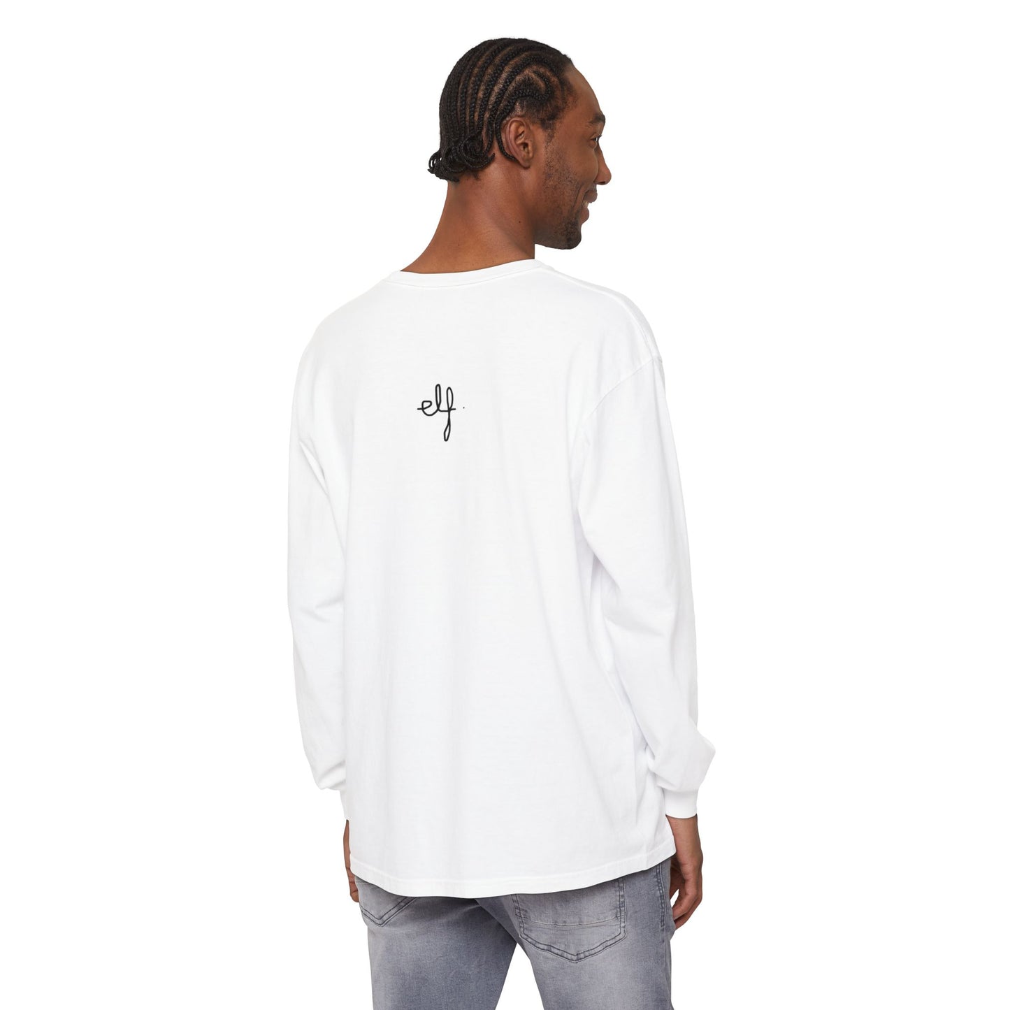 where are we meant to be, original artwork by emma lee fleury - Unisex Garment-dyed Long Sleeve T-Shirt