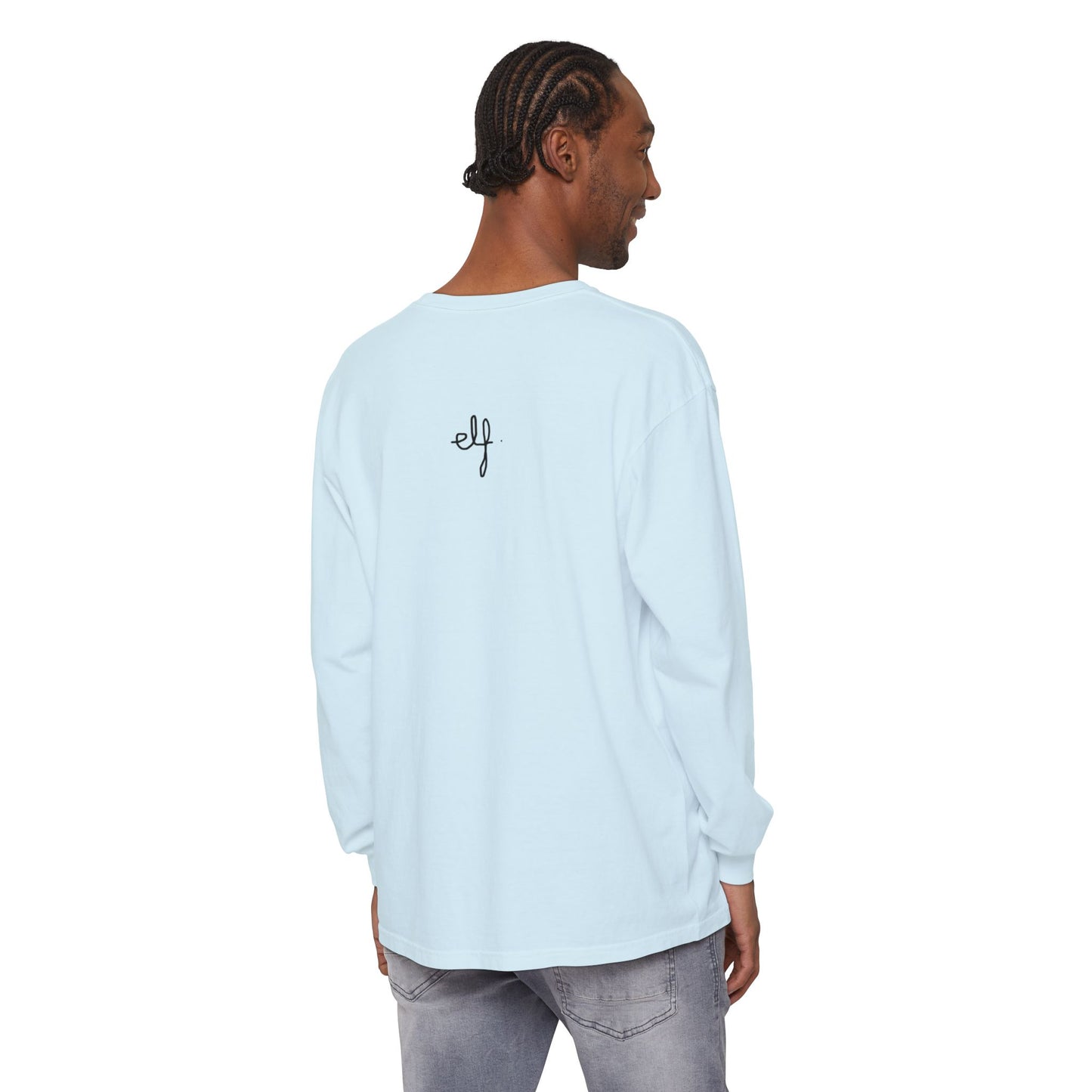 where are we meant to be, original artwork by emma lee fleury - Unisex Garment-dyed Long Sleeve T-Shirt