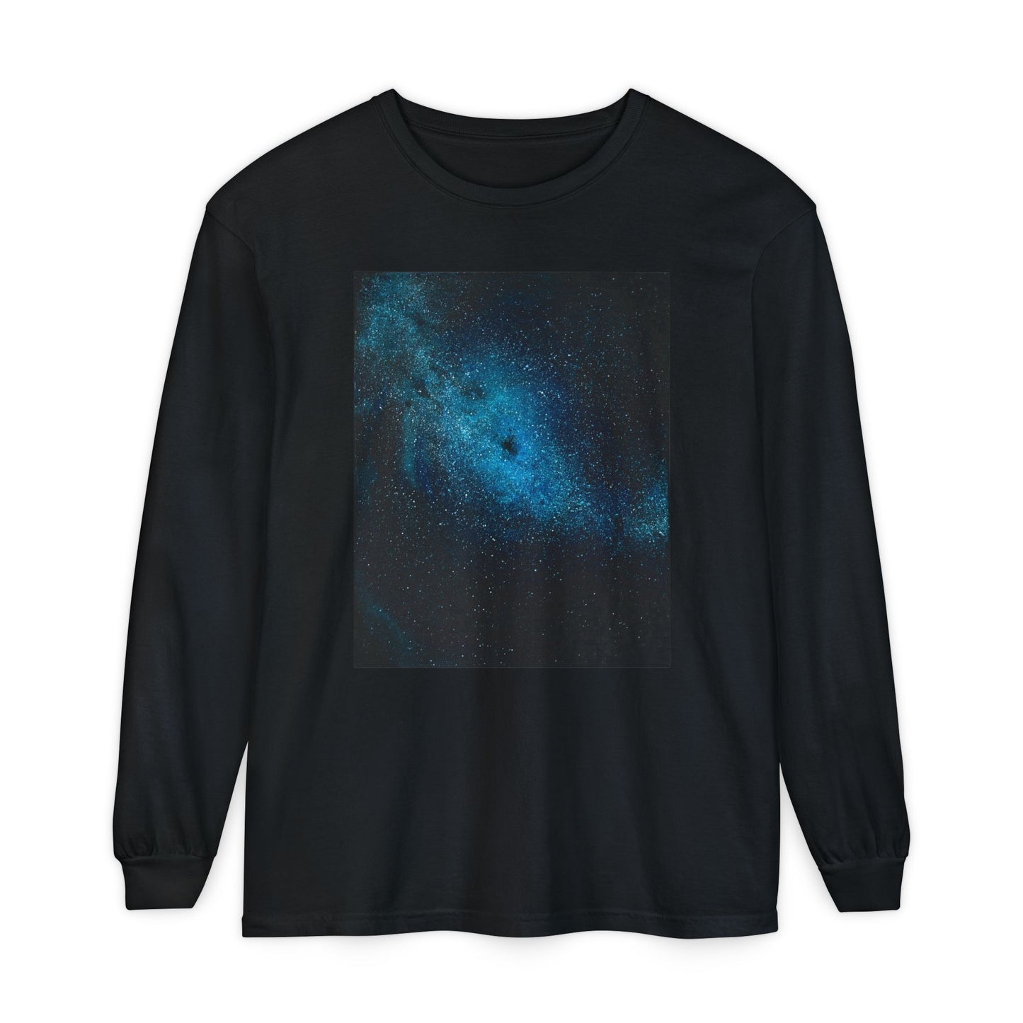 where are we meant to be, original artwork by emma lee fleury - Unisex Garment-dyed Long Sleeve T-Shirt