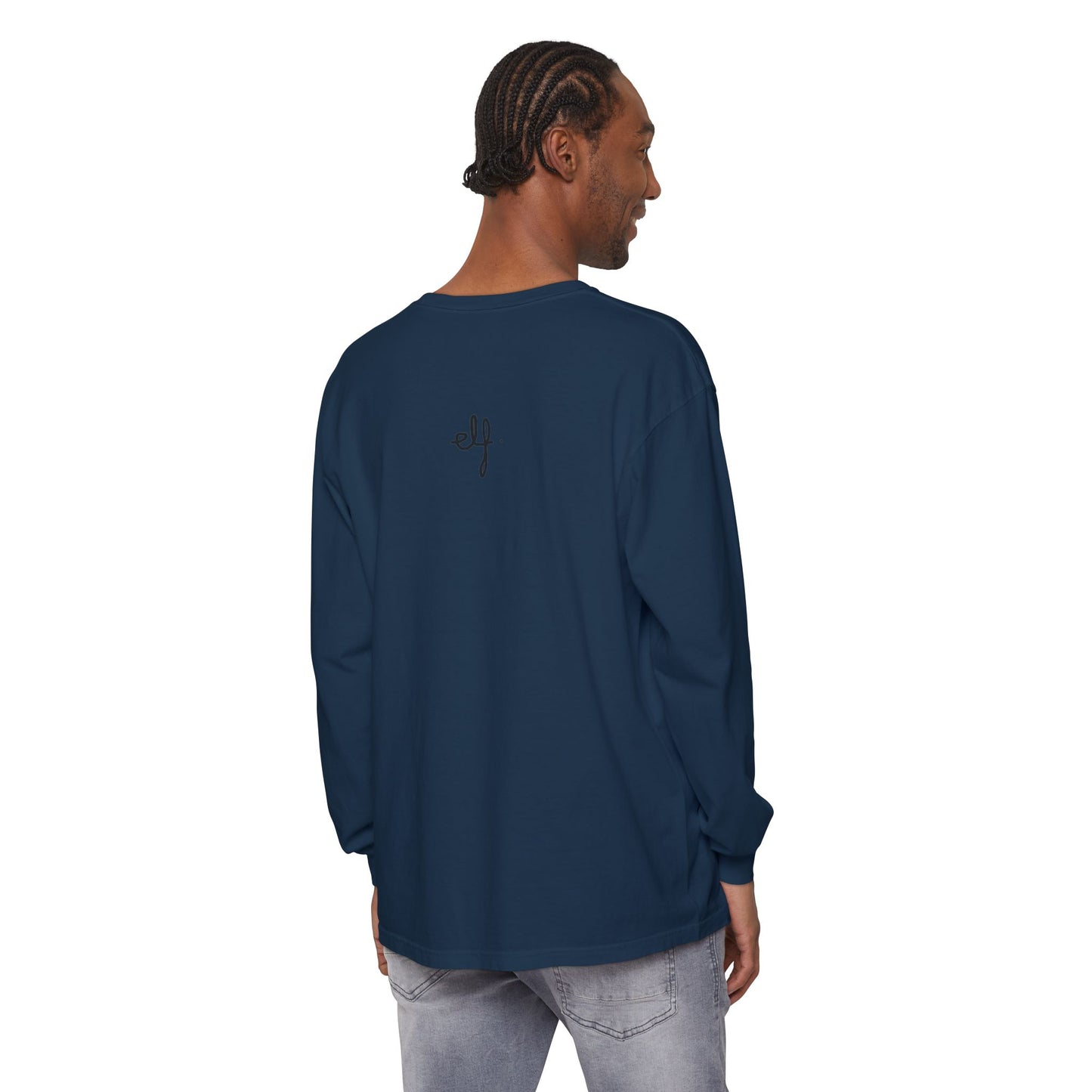where are we meant to be, original artwork by emma lee fleury - Unisex Garment-dyed Long Sleeve T-Shirt