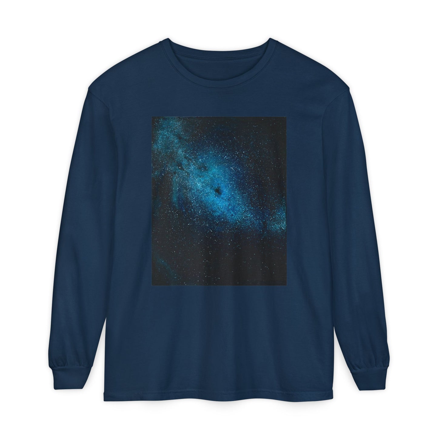 where are we meant to be, original artwork by emma lee fleury - Unisex Garment-dyed Long Sleeve T-Shirt