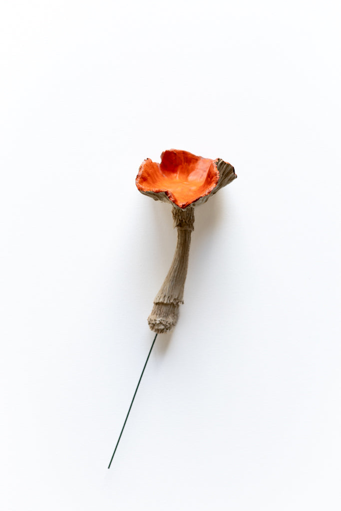 SOLD fungi 010 - handmade clay mushroom