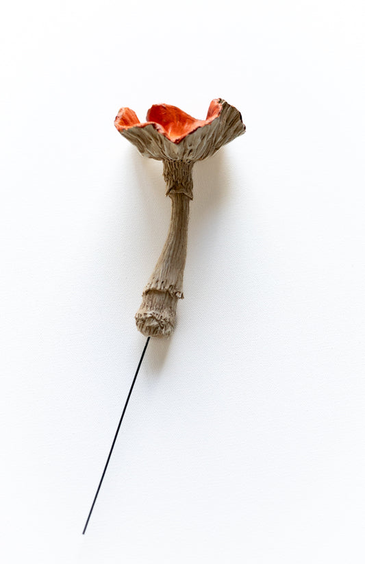 SOLD fungi 010 - handmade clay mushroom