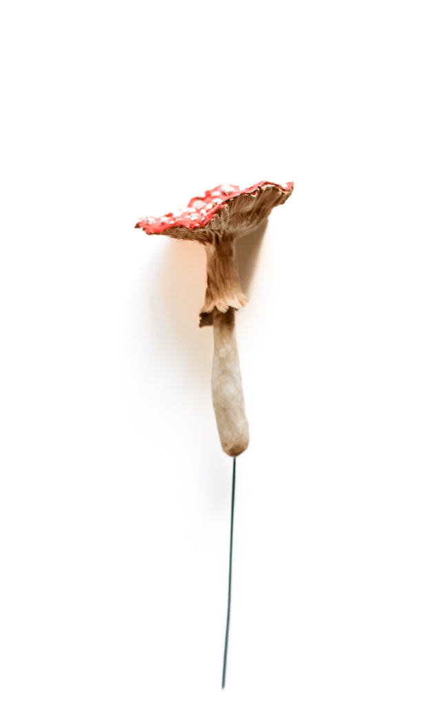 SOLD fungi 015 - handmade clay mushroom