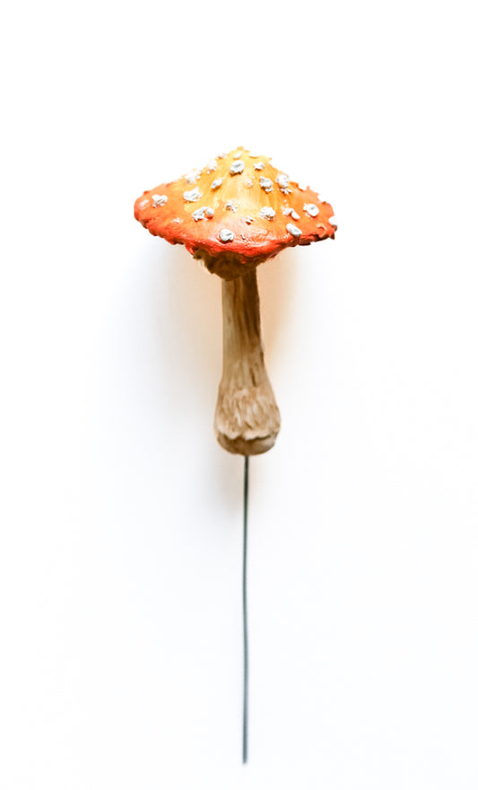 SOLD fungi 016 - handmade clay mushroom