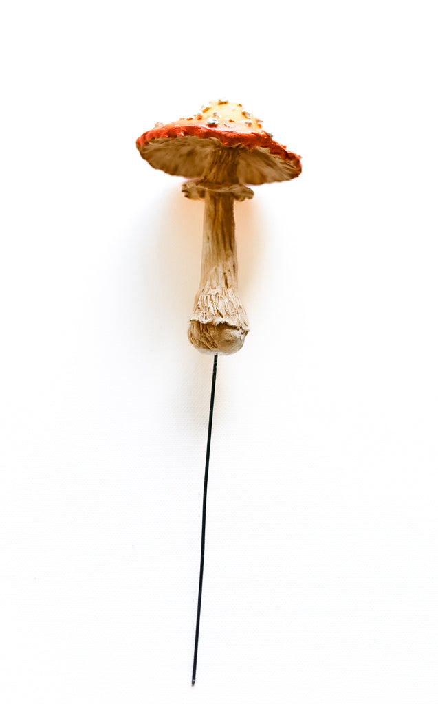 SOLD fungi 016 - handmade clay mushroom