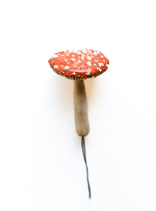SOLD fungi 018 - handmade clay mushroom