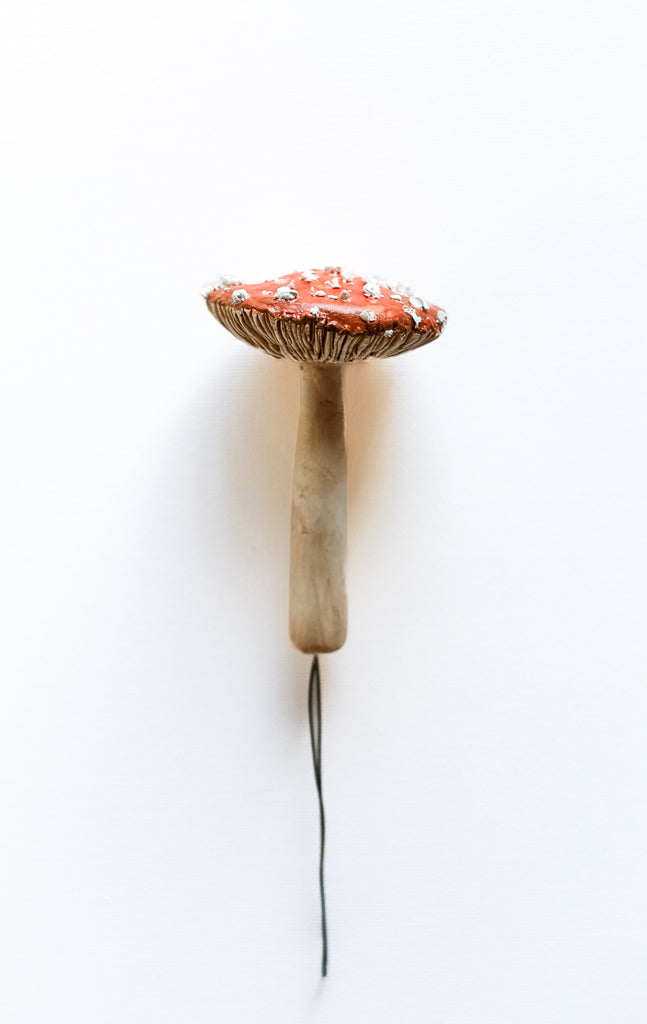 SOLD fungi 018 - handmade clay mushroom