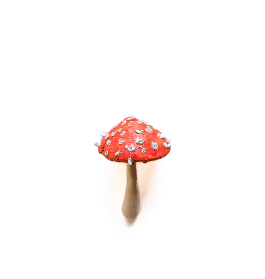 SOLD fungi 040 - handmade clay mushroom