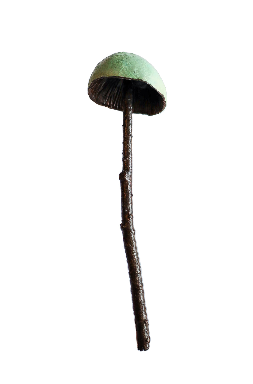 SOLD clay and wood mushroom sculpture 10 by Emma Lee Fleury