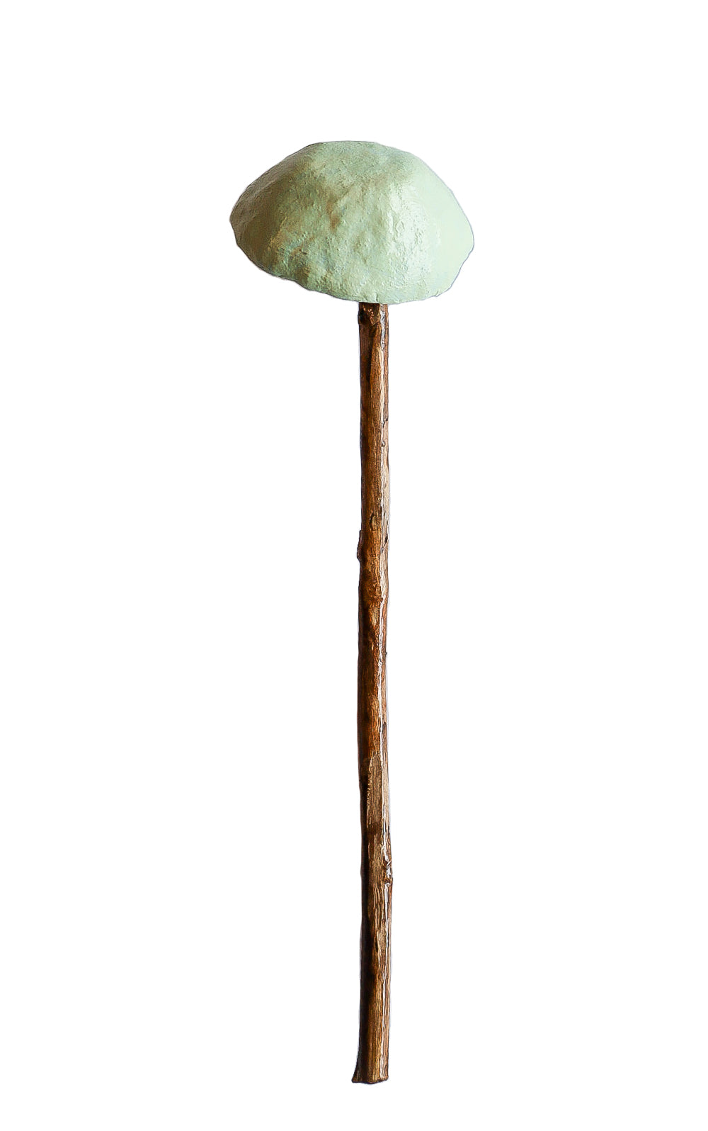 SOLD clay and wood mushroom sculpture 15 by Emma Lee Fleury