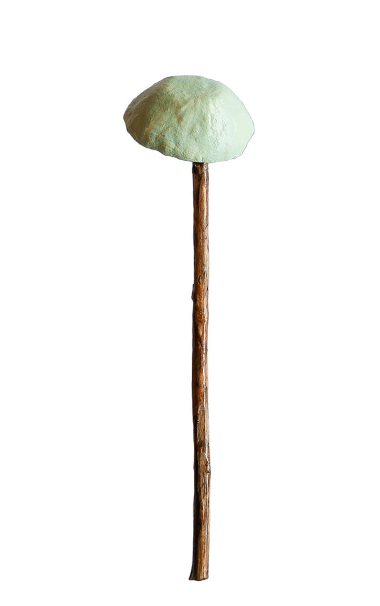 SOLD clay and wood mushroom sculpture 15 by Emma Lee Fleury