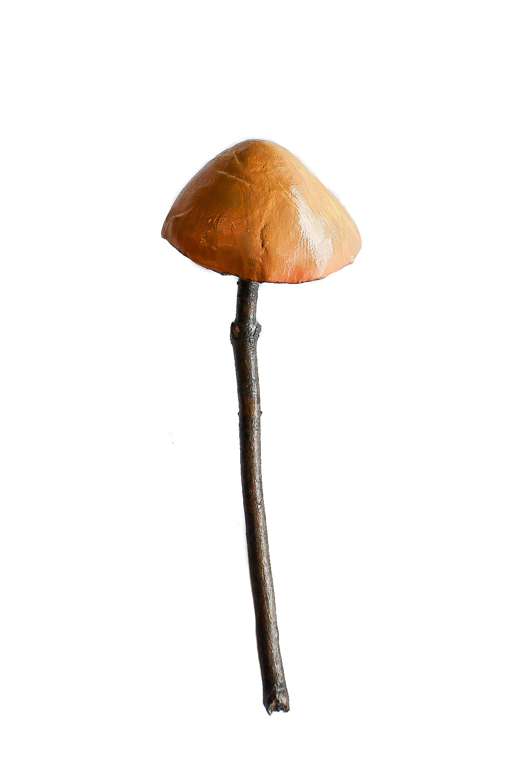SOLD clay and wood mushroom sculpture 18 by Emma Lee Fleury