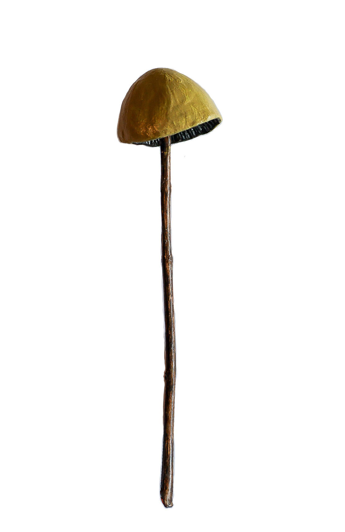 SOLD clay and wood mushroom sculpture 22 by Emma Lee Fleury