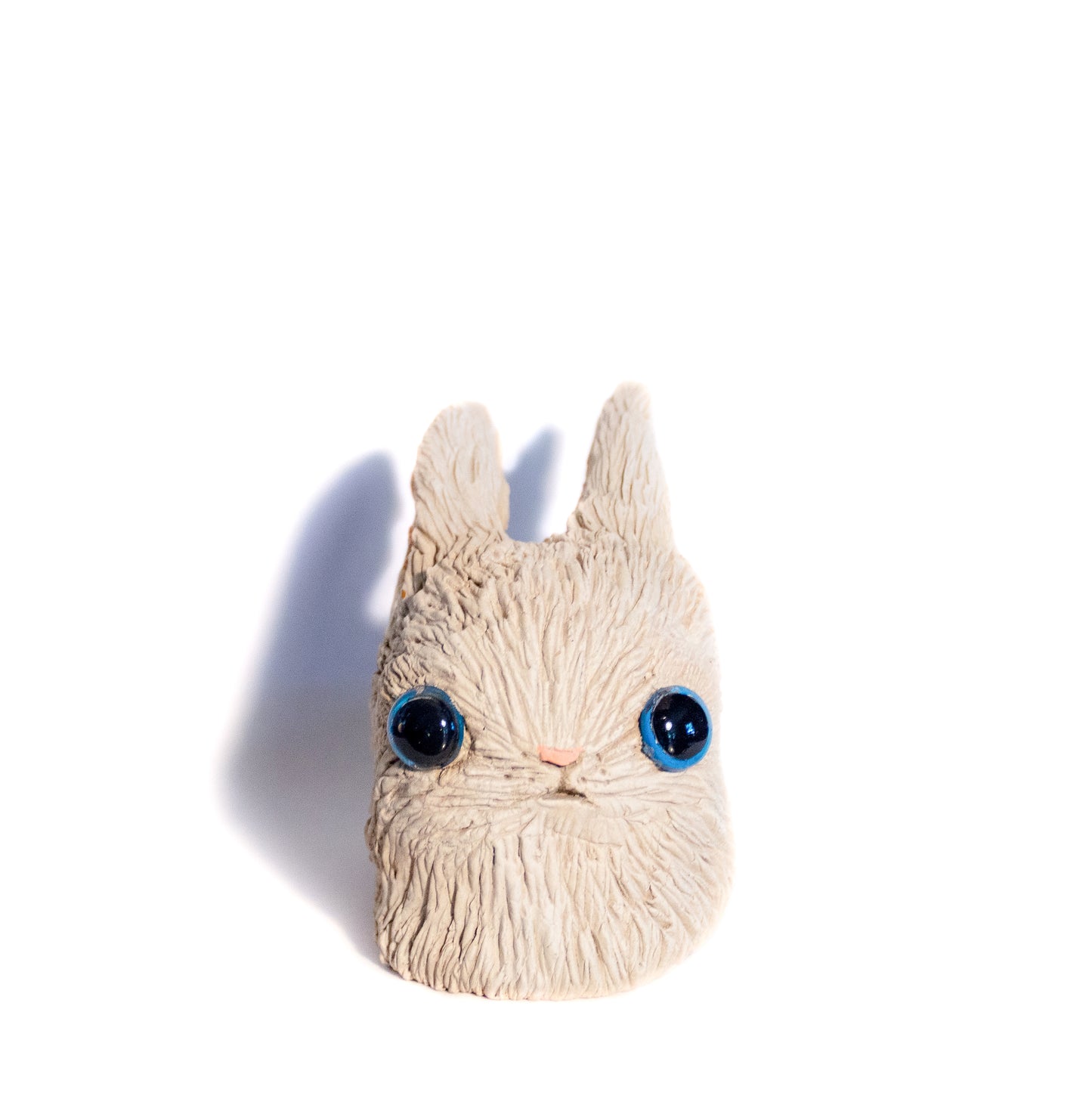 SOLD clay bunny sculpture "nanook" by Emma Lee Fleury (limited edition)