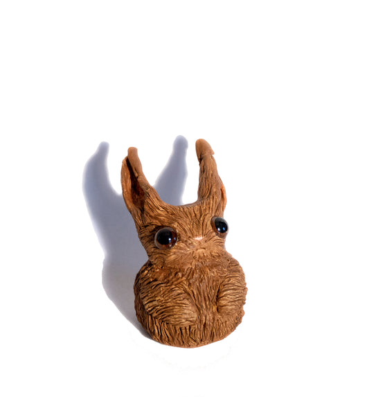 SOLD clay bunny sculpture"lou" by Emma Lee Fleury (limited edition)