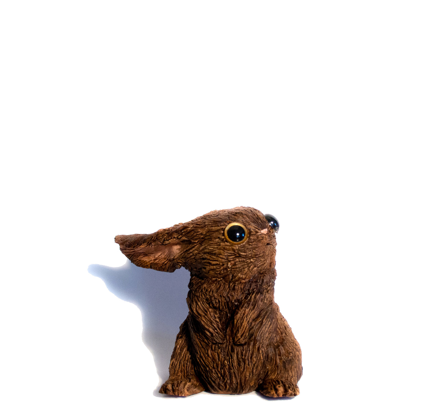 SOLD clay bunny sculpture "theodore" by Emma Lee Fleury (limited edition)