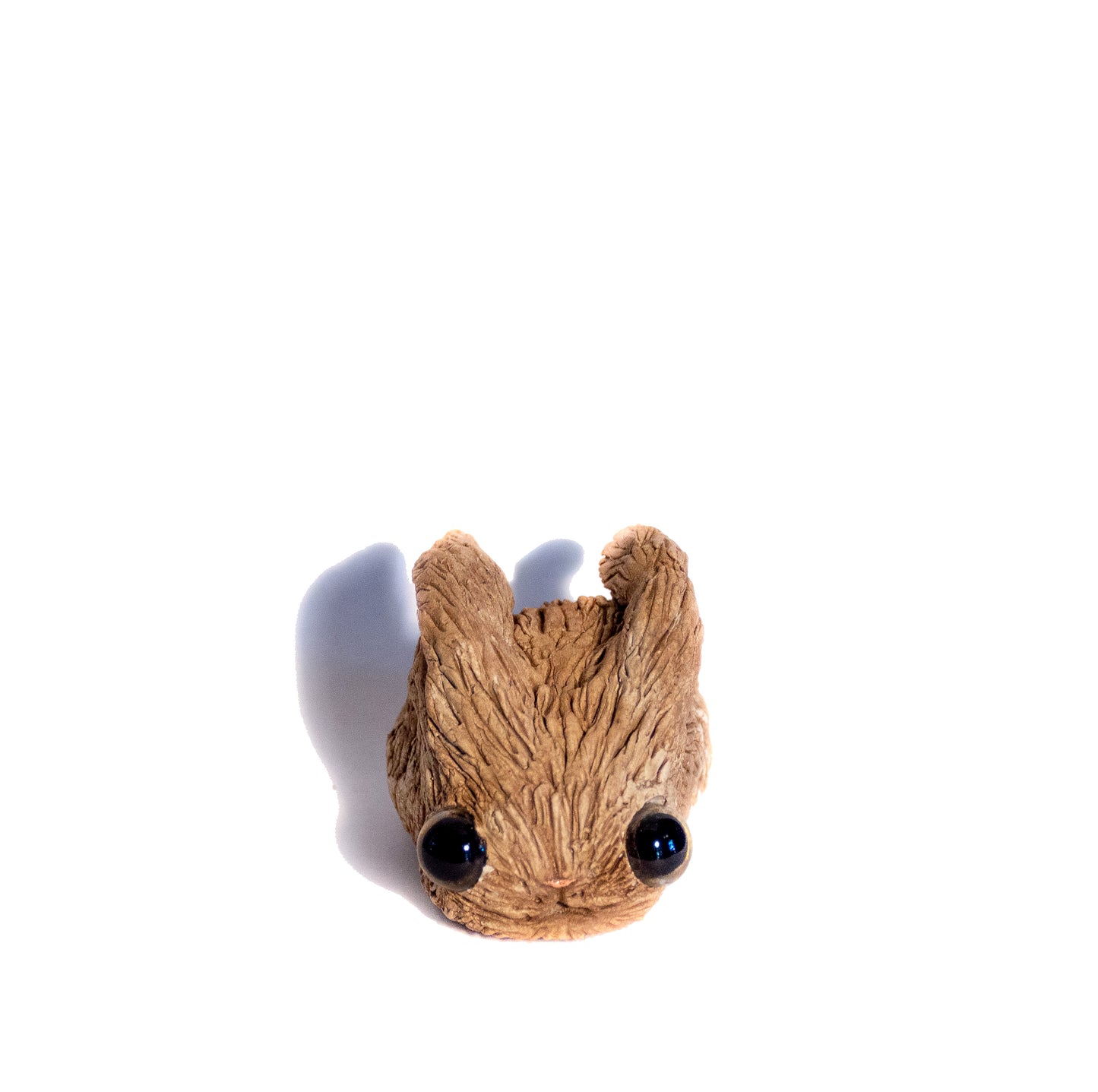SOLD clay bunny sculpture "nutmeg" by Emma Lee Fleury (limited edition)