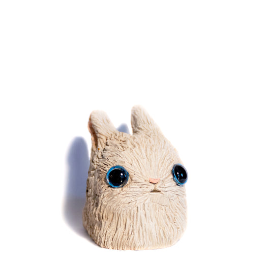 SOLD clay bunny sculpture "nanook" by Emma Lee Fleury (limited edition)