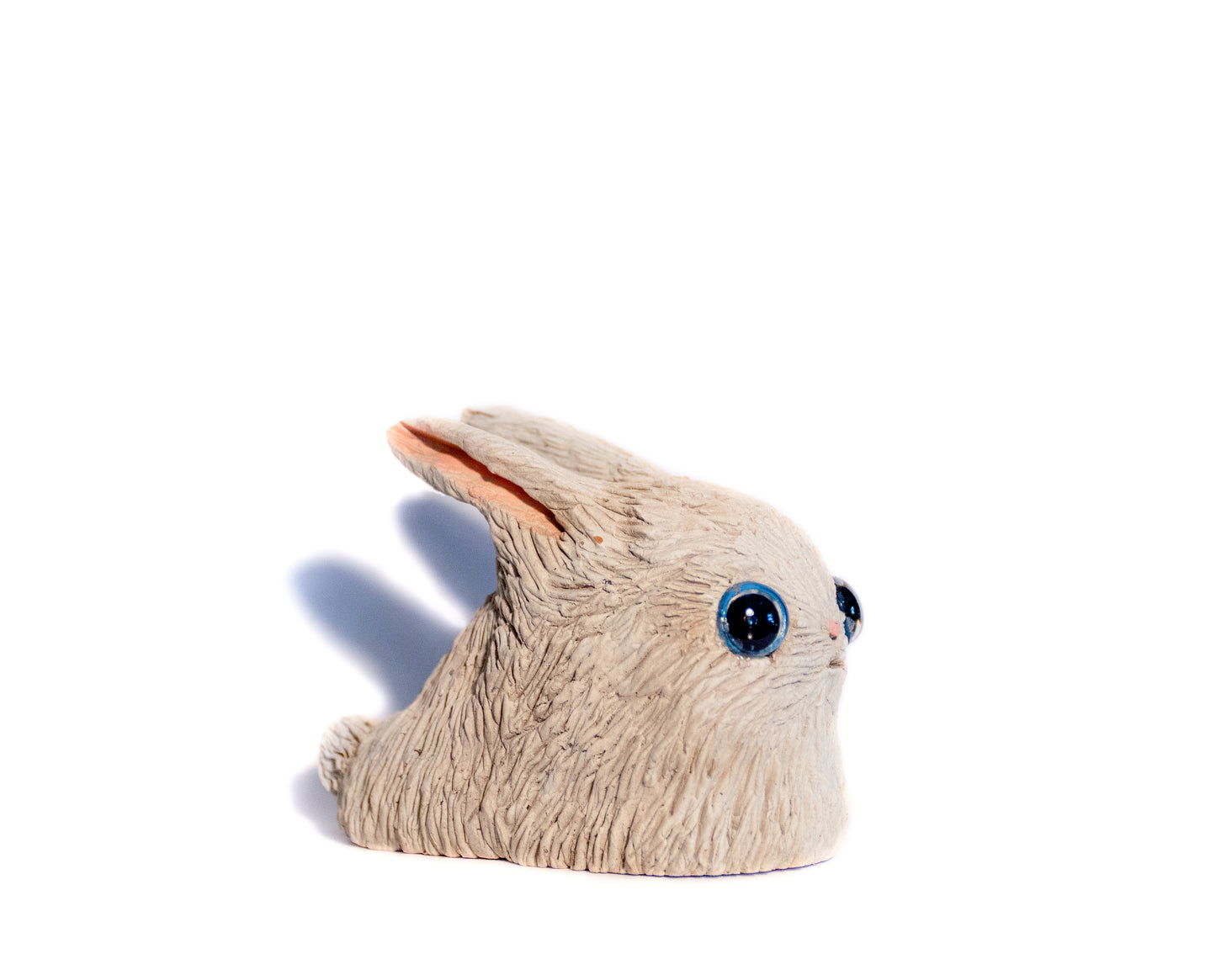 SOLD clay bunny sculpture "nanook" by Emma Lee Fleury (limited edition)