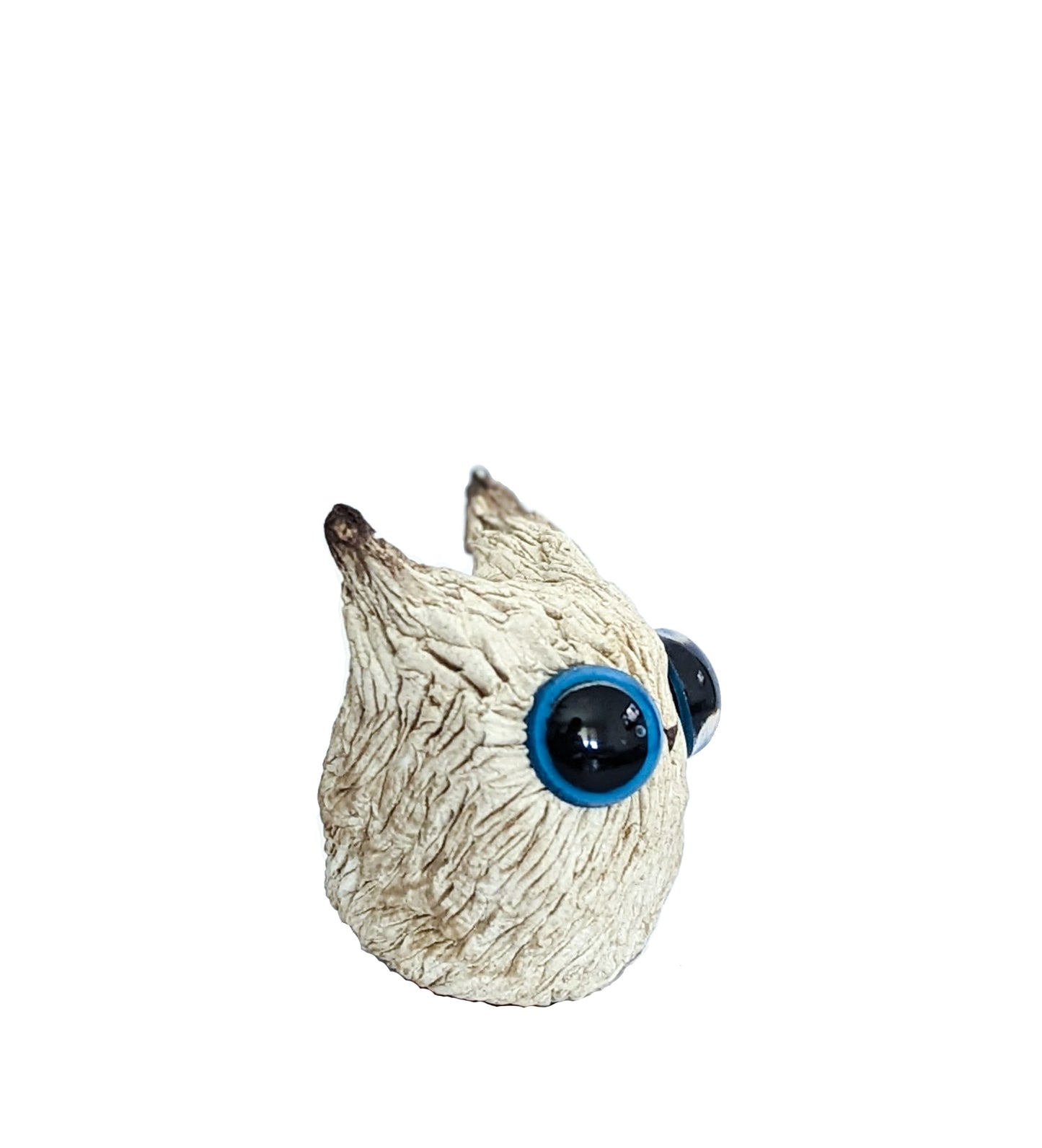 SOLD clay owl sculpture "squeakz" by Emma Lee Fleury (limited edition)