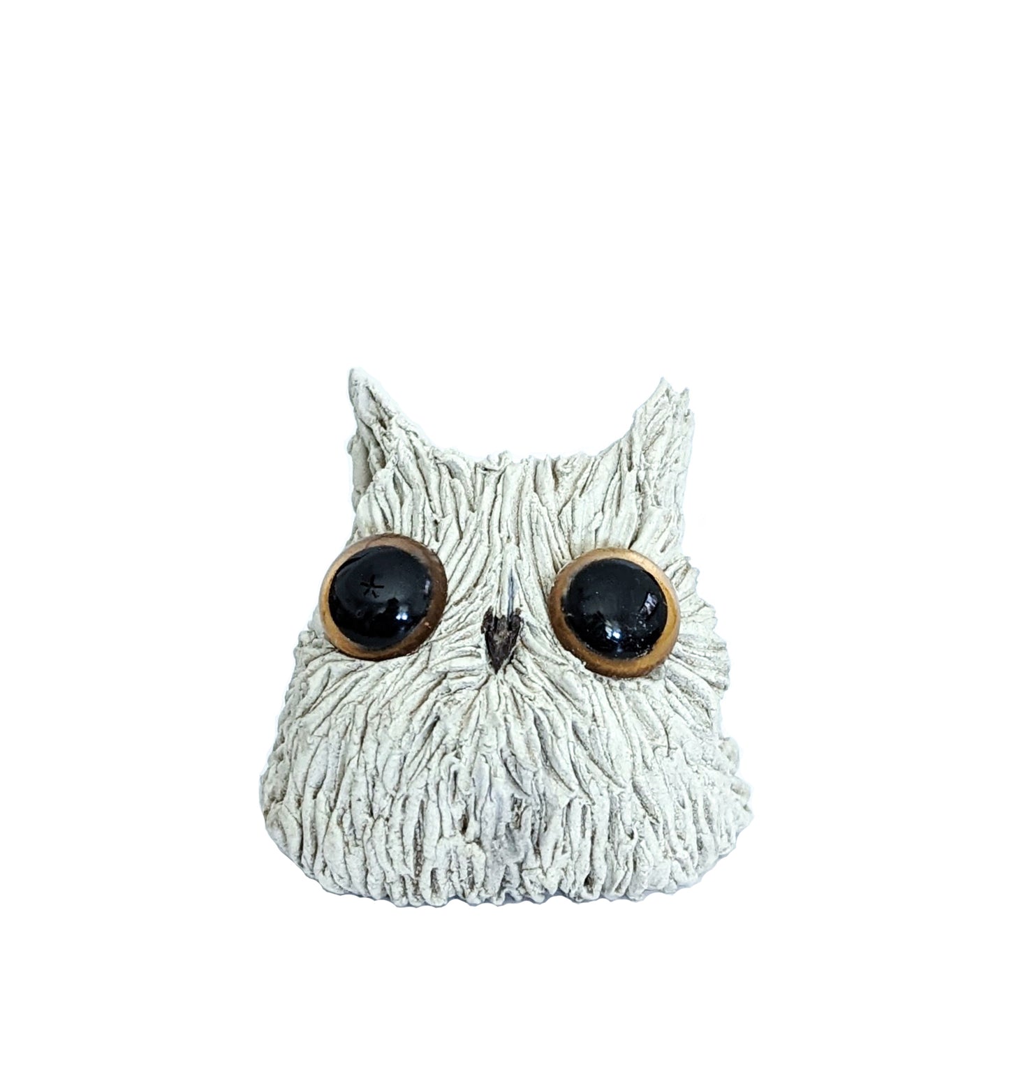 SOLD clay owl sculpture"litzi" by Emma Lee Fleury (limited edition)