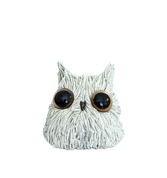 SOLD clay owl sculpture"litzi" by Emma Lee Fleury (limited edition)