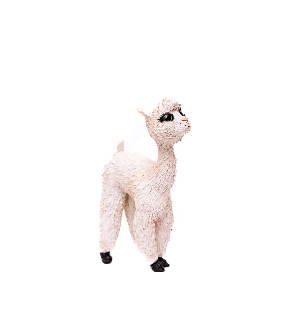 gretchen - handmade clay alpaca