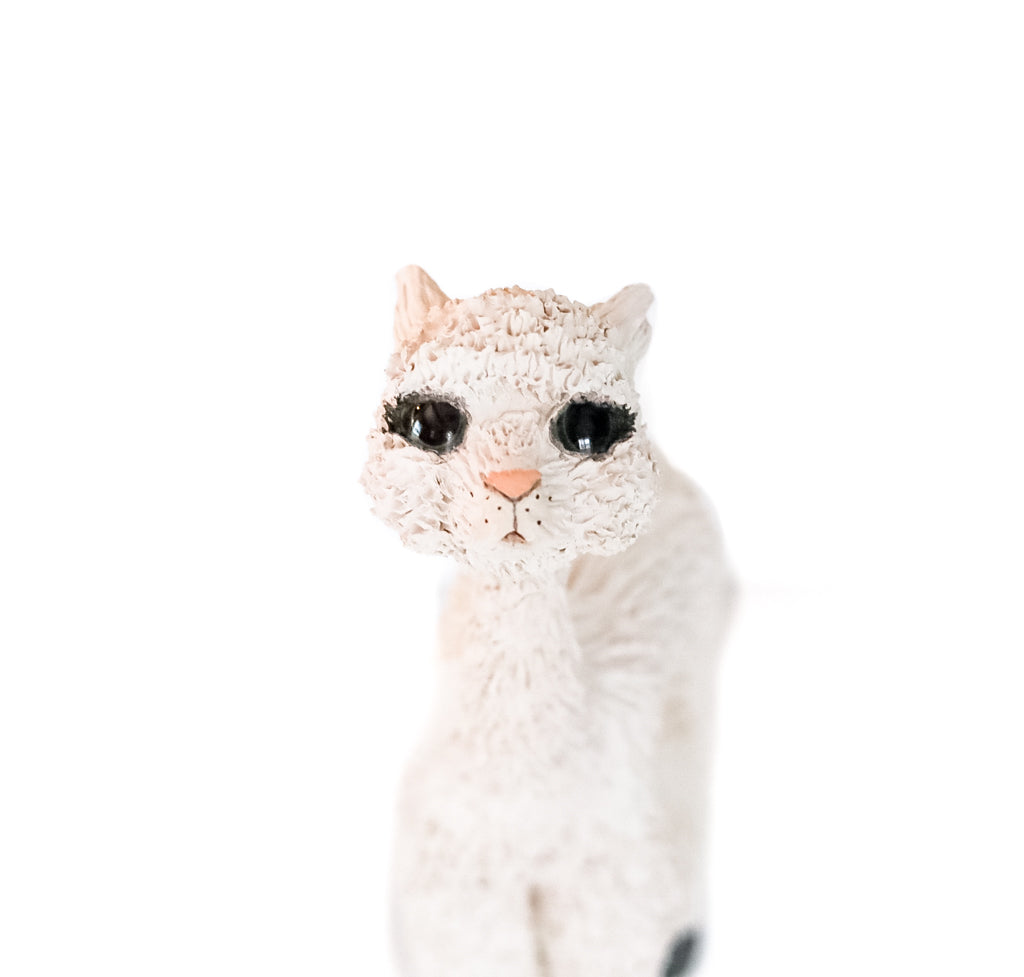 gretchen - handmade clay alpaca