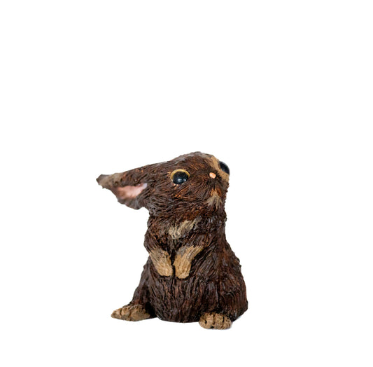 SOLD - theo - handmade clay bunny