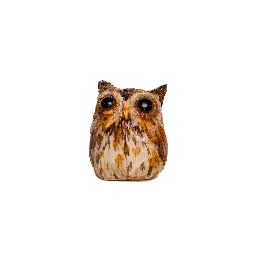 SOLD spooks - handmade clay owl