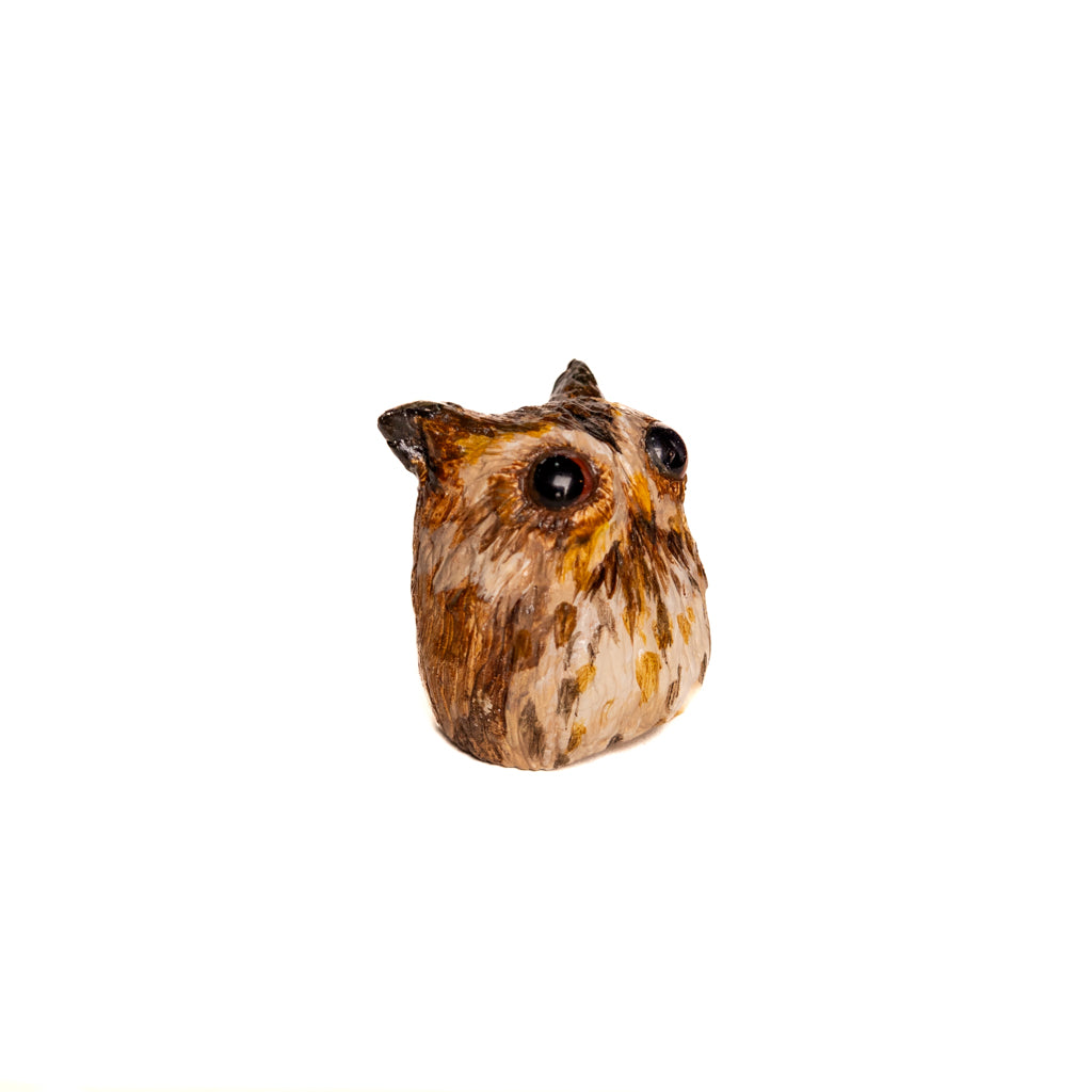 SOLD spooks - handmade clay owl