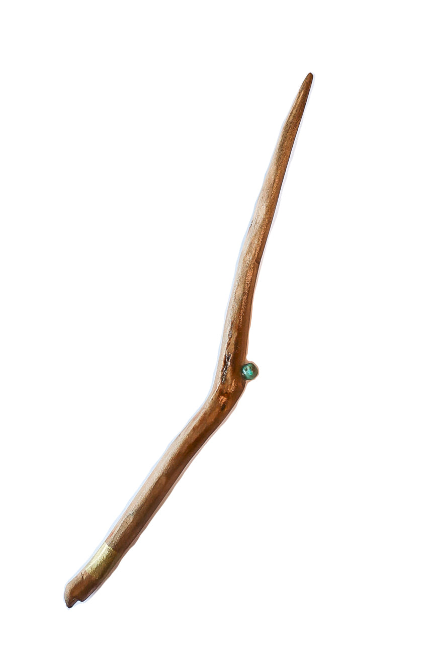 wooden wand by Emma Lee Fleury