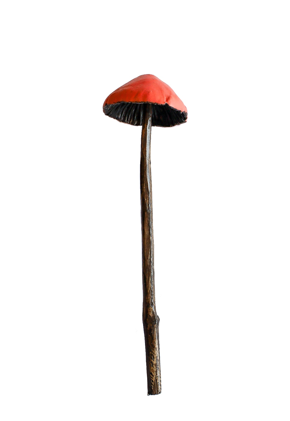 clay and wood mushroom sculpture 6 by Emma Lee Fleury