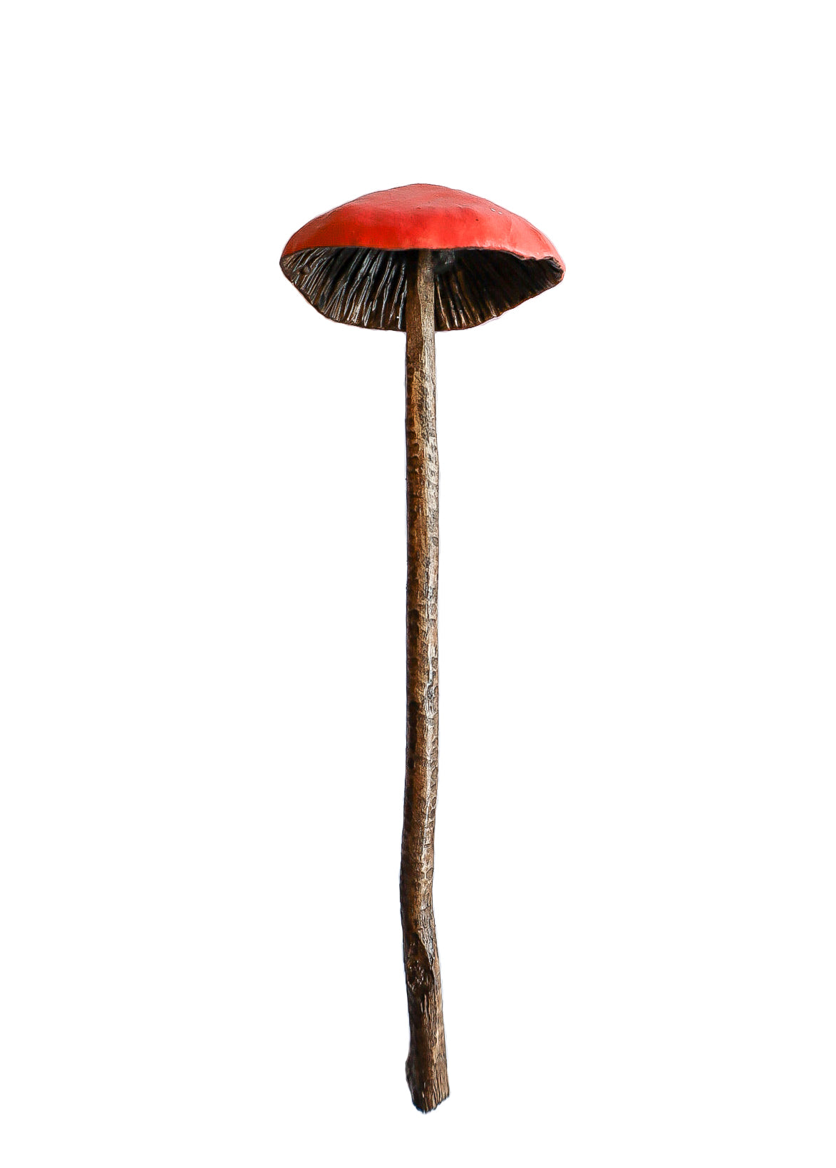 clay and wood mushroom sculpture 13 by Emma Lee Fleury