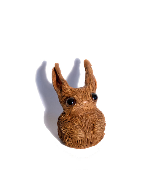 clay bunny sculpture"lou" by Emma Lee Fleury (limited edition)